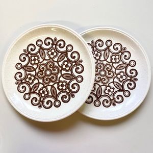 Biltons, Ironstone Plates, England, Retro 70’s